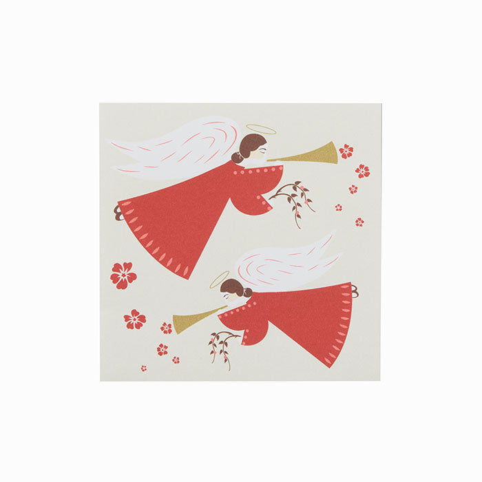 Paper Napkin 12,5x12,5cm Flying Angels Cream 50pcs
