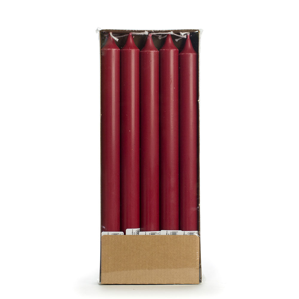 Stearine Dinerkaars 2,2×28 cm Raspberry