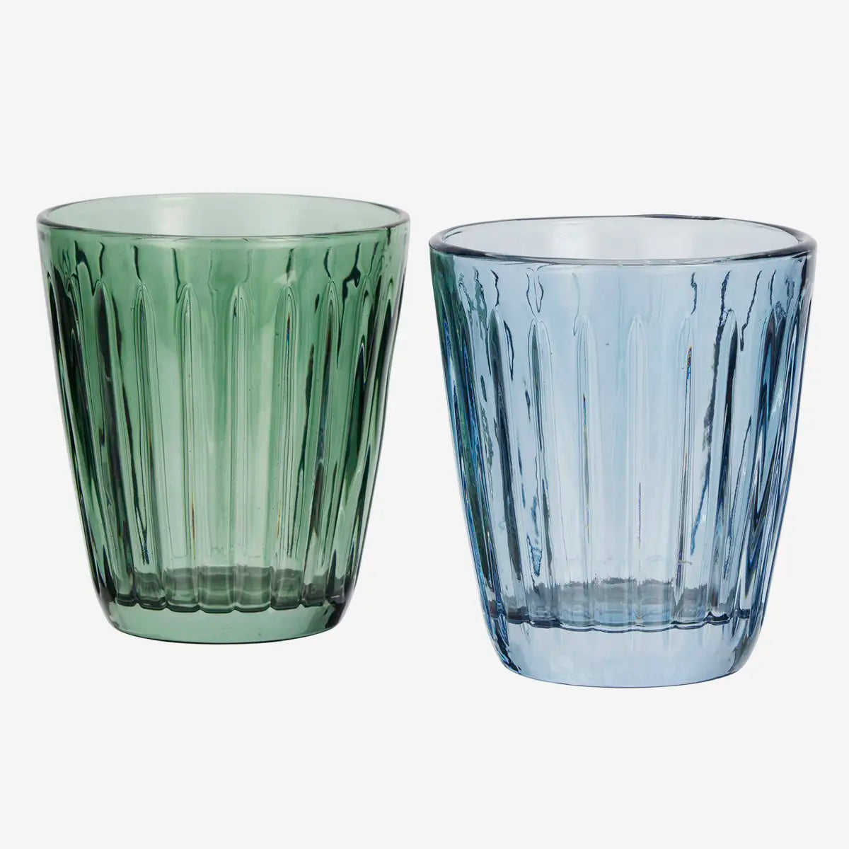 Coloured drinking glass