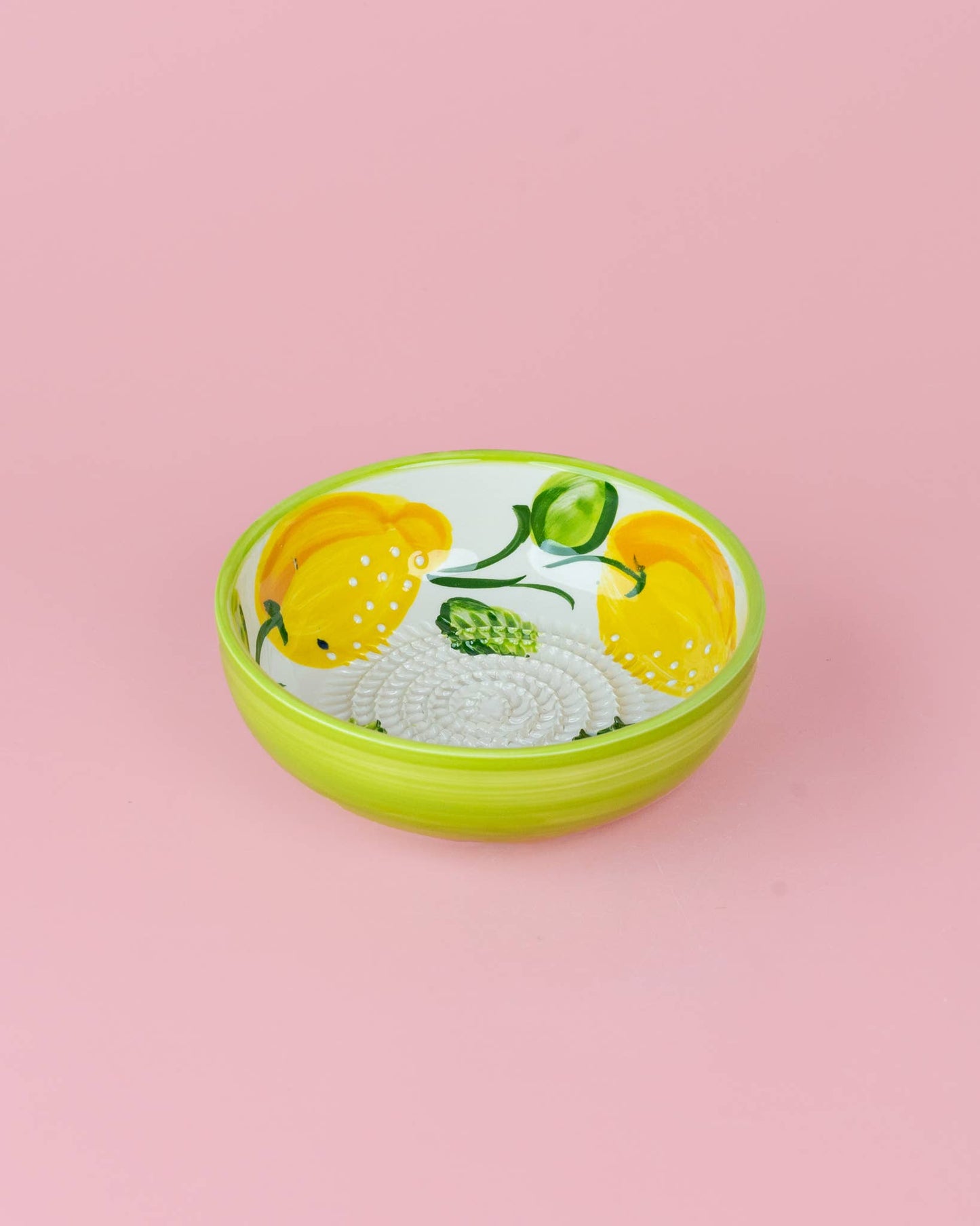 Medium Pottery Grater Bowl for Kitchen & Home Decor