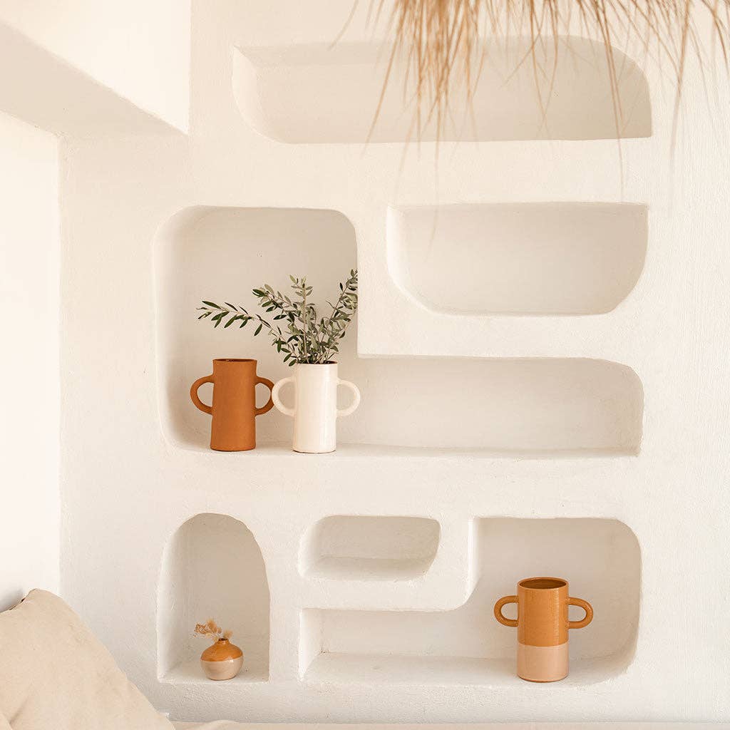 Mediterranea ceramic vase - Terracotta