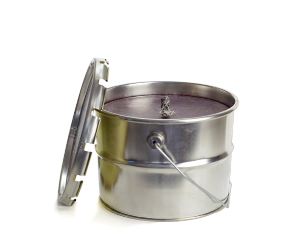 Buitenkaars in Blik Aubergine