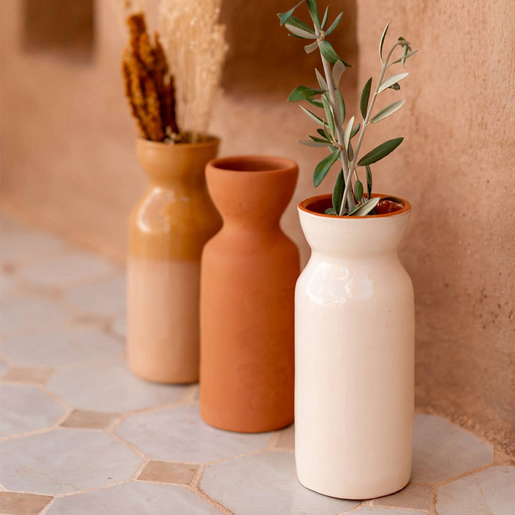 Mediterranea ceramic totem - Bicolour