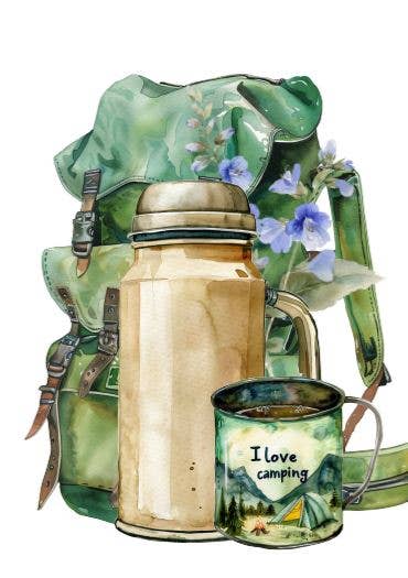Sustainable postcard traveller