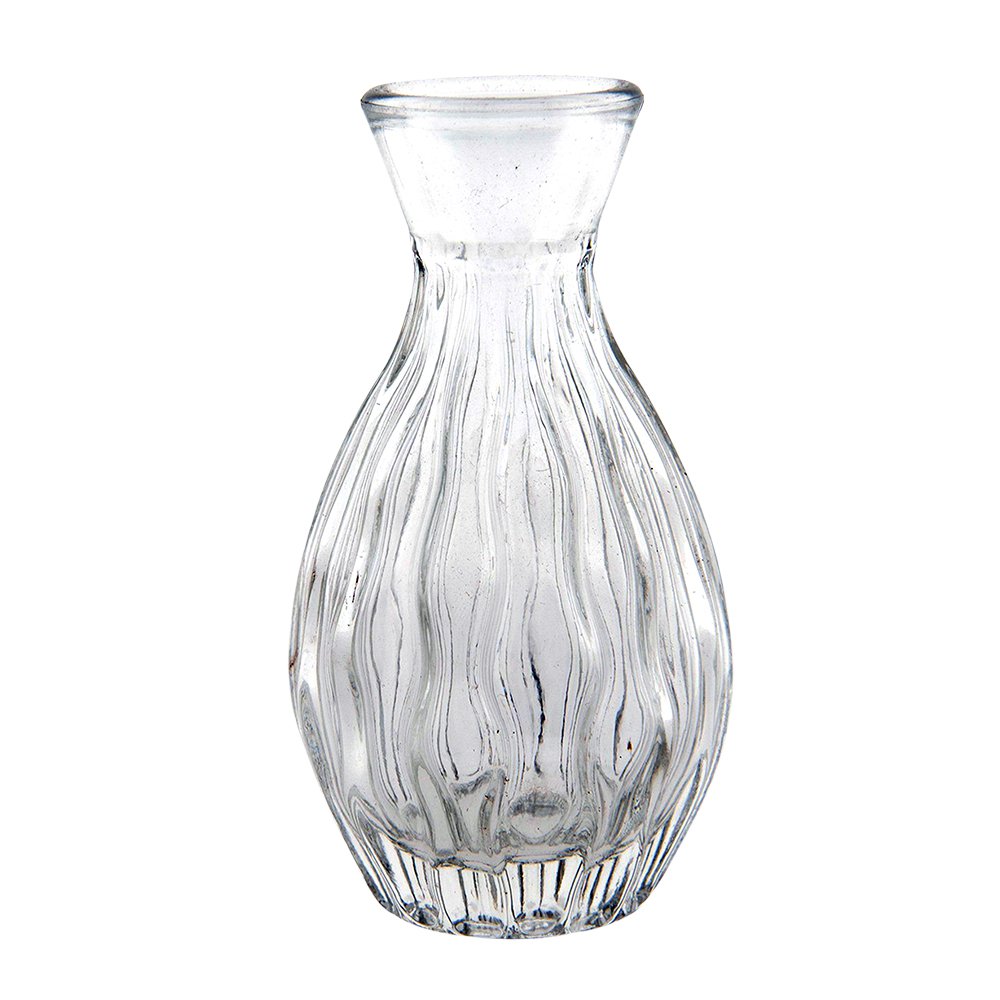 Vaas Ø 6x11 cm Glazen vaasje