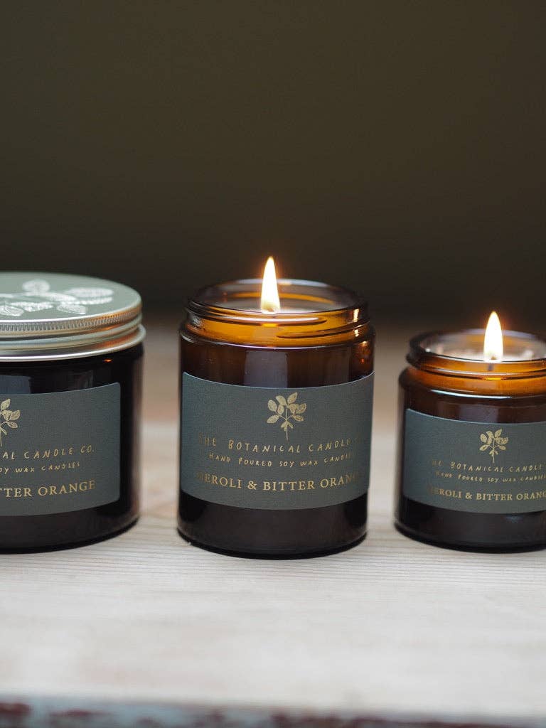 The Mediterranean Collection 180ml Scented Soy Wax Candles: French Lavender & Marjoram