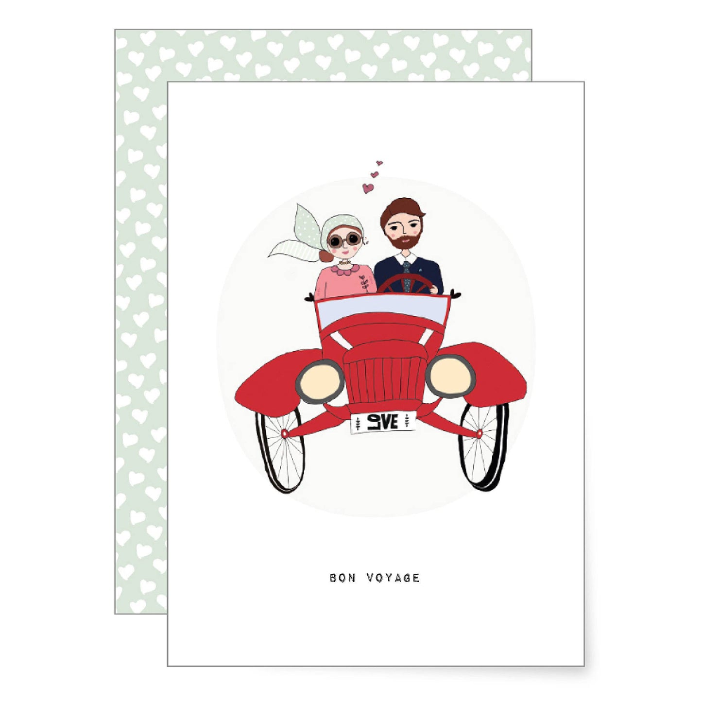 Bon voyage | folding card