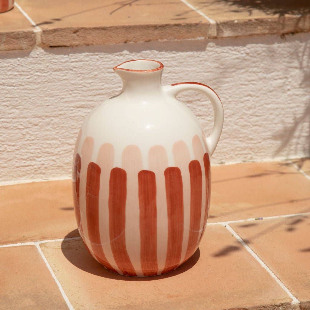 Ceramic pitcher - Stripe