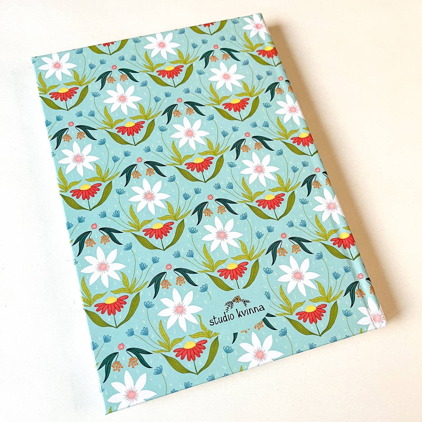 Notitieboekje - Notebook with floral pattern | A5: Blank
