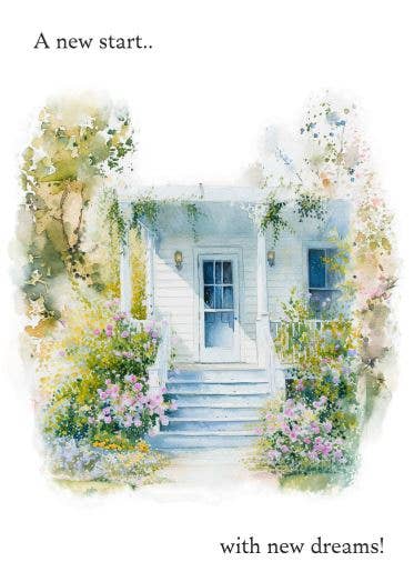 Sustainable postcard new start