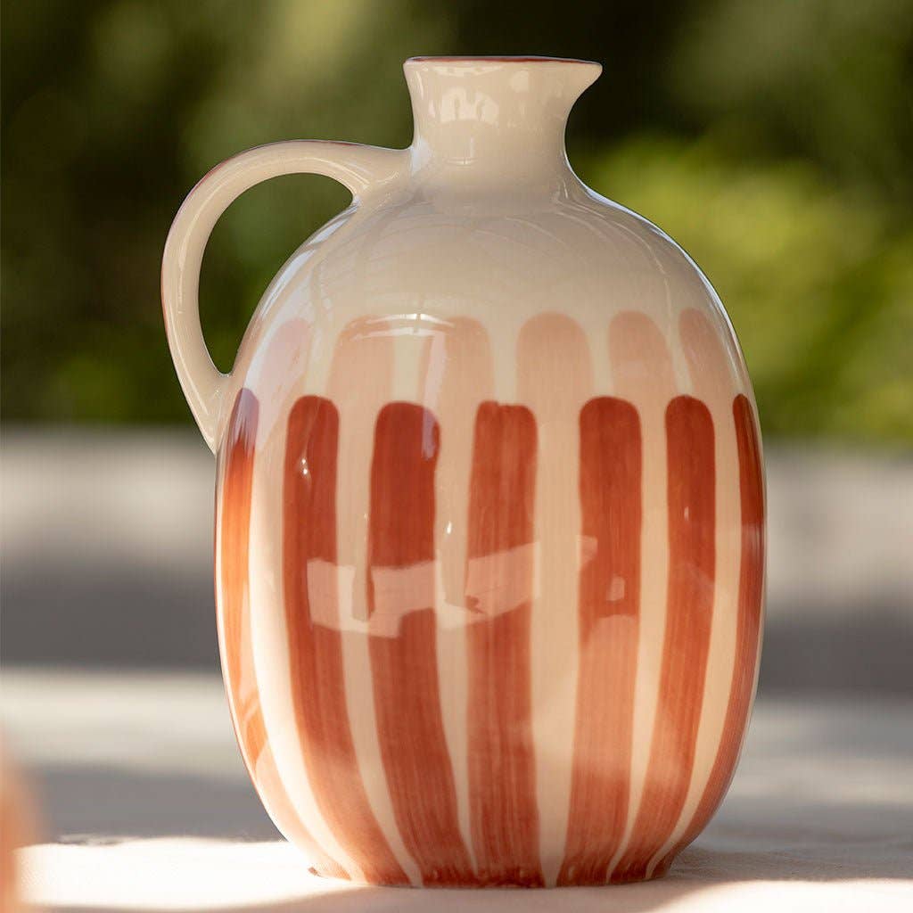 Ceramic pitcher - Stripe