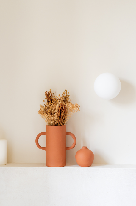 Mediterranea ceramic vase - Terracotta