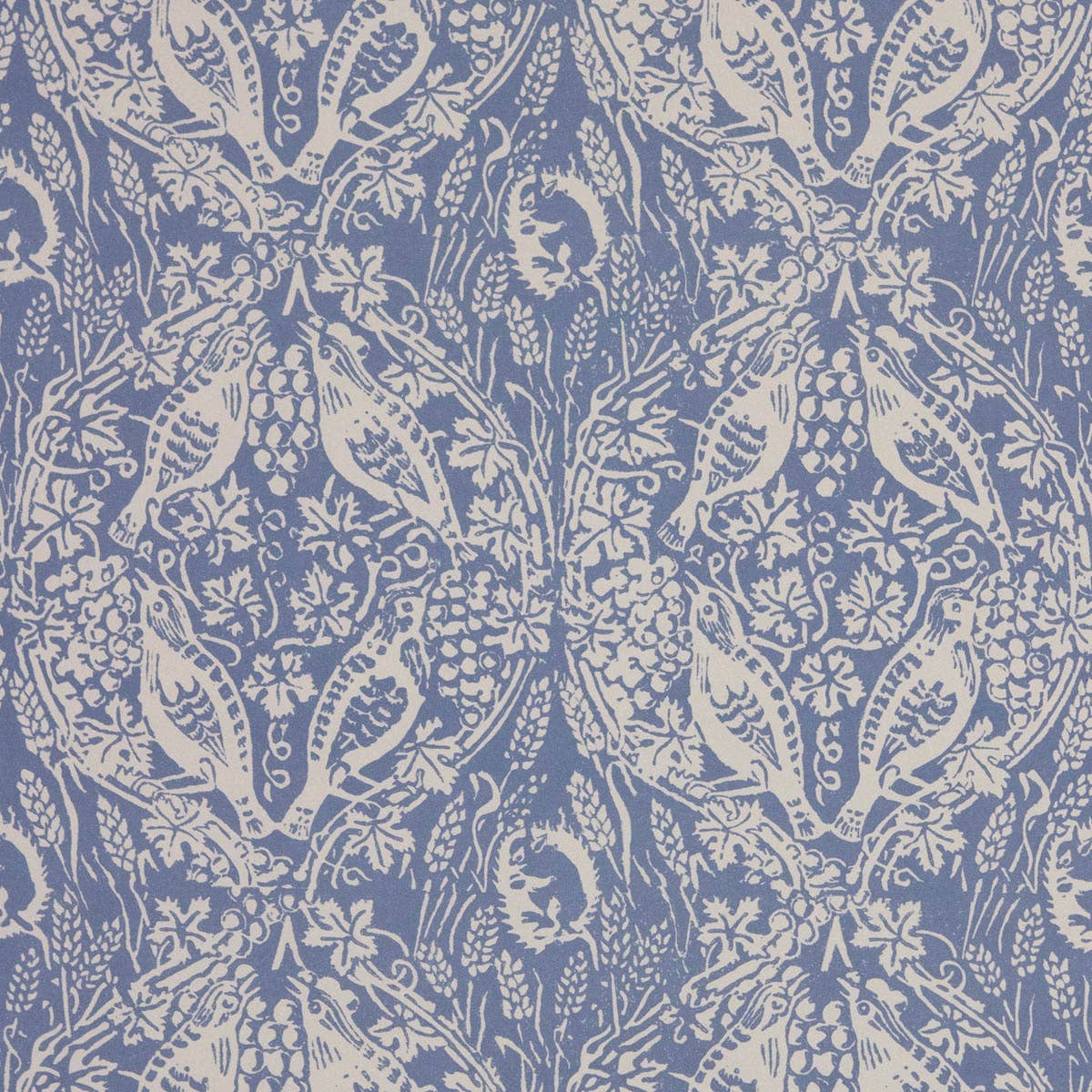 Patterned Paper Birds and Grapes by Peggy Angus