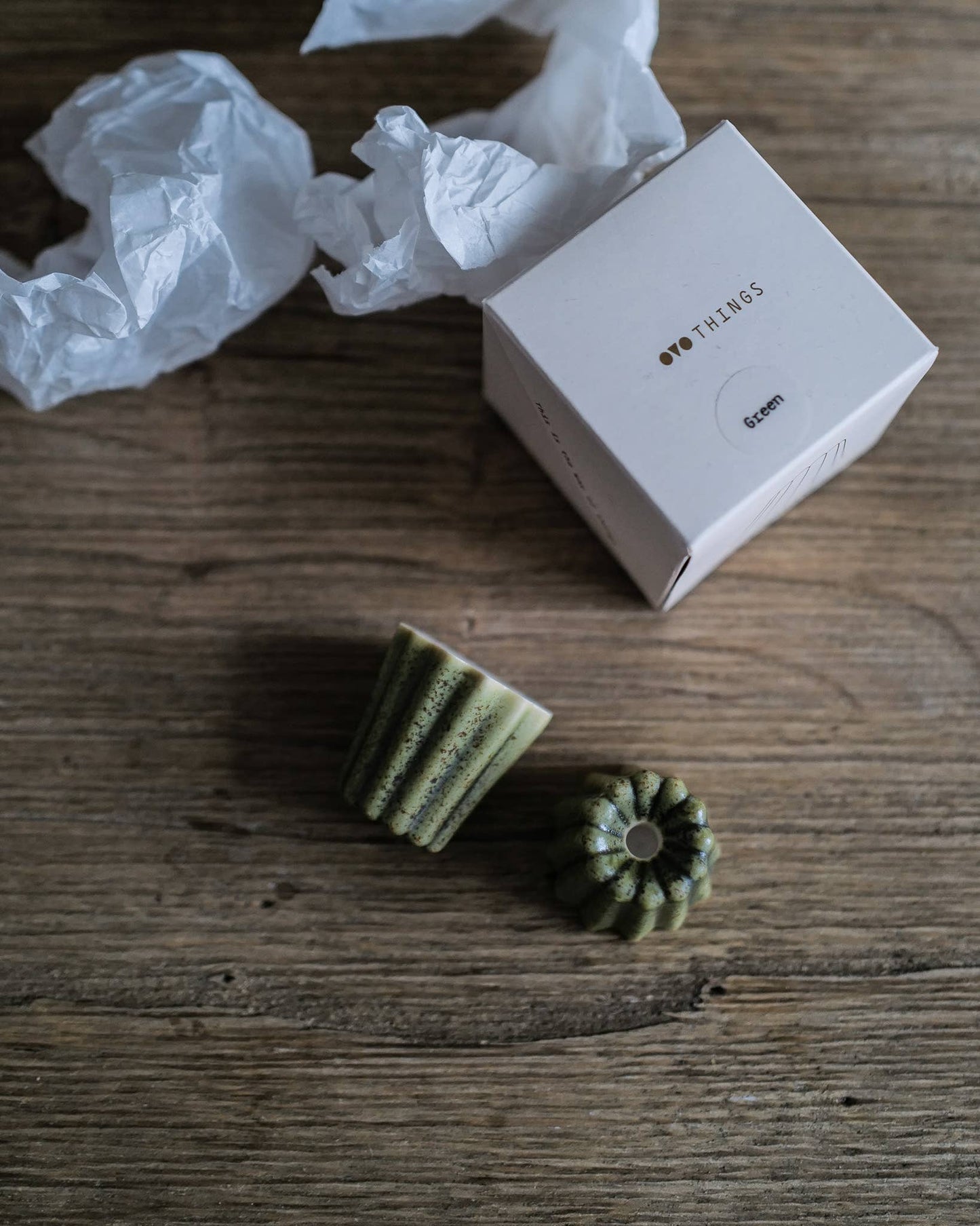 Porcelain Candle Holder: Glossy White