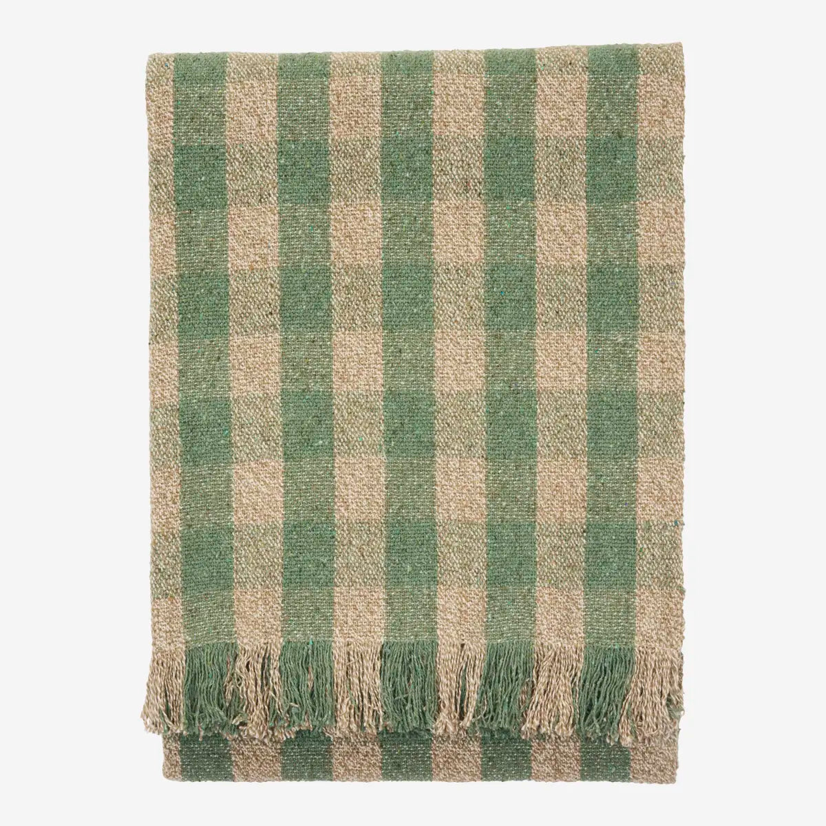 Recycled cotton throw