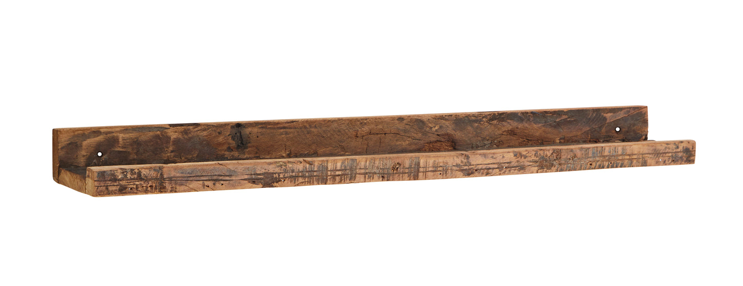 Recycled wooden shelf