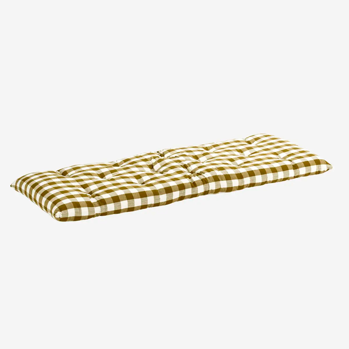 Checked cotton mattress