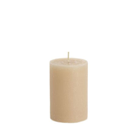 Rustieke stompkaars 7 x 10cm - verschillende kleuren