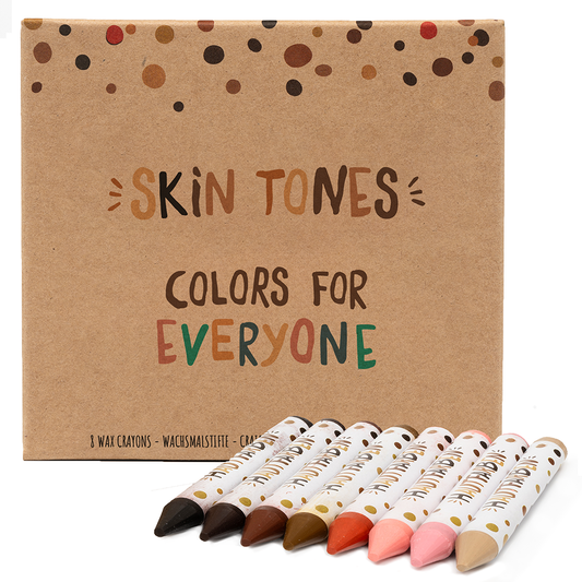 8 Skin Tones Crayons