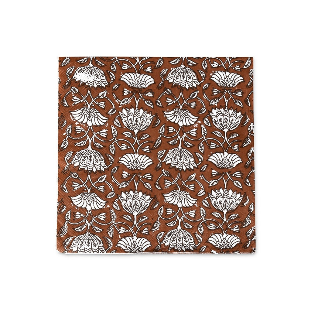 Servetten Batik Bruin 33 x 33cm