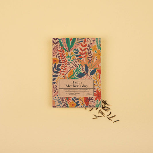 Happy Mother's Day - Cosmos seed packet