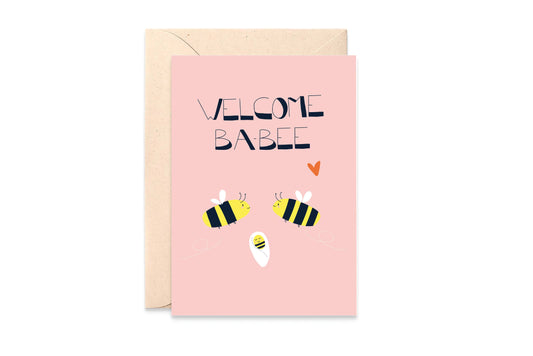 Carte 'Welcome ba-bee'