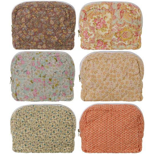 Toiletry bag quilted 6 asstd patterns