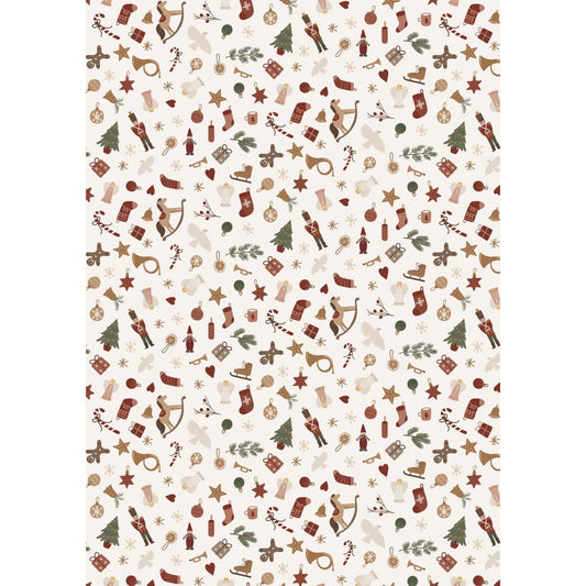 Paper roll Christmas motifs My Nostalgic Christmas 5 m/roll
