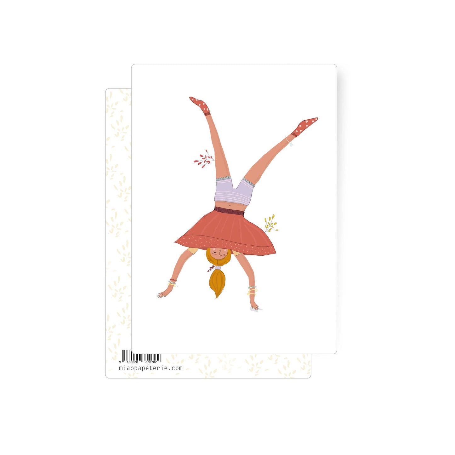 What makes you happy | postcard: With envelope and cellophane cover