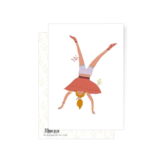 What makes you happy | postcard: With envelope and cellophane cover