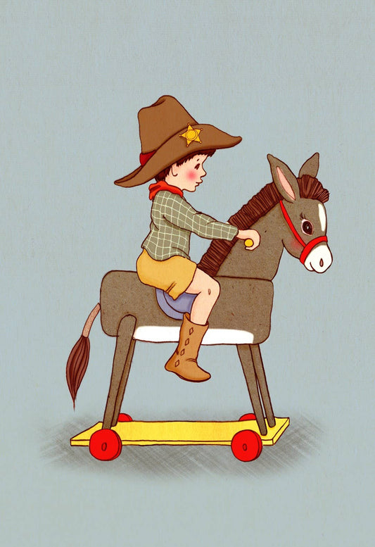 Postcard Donkey