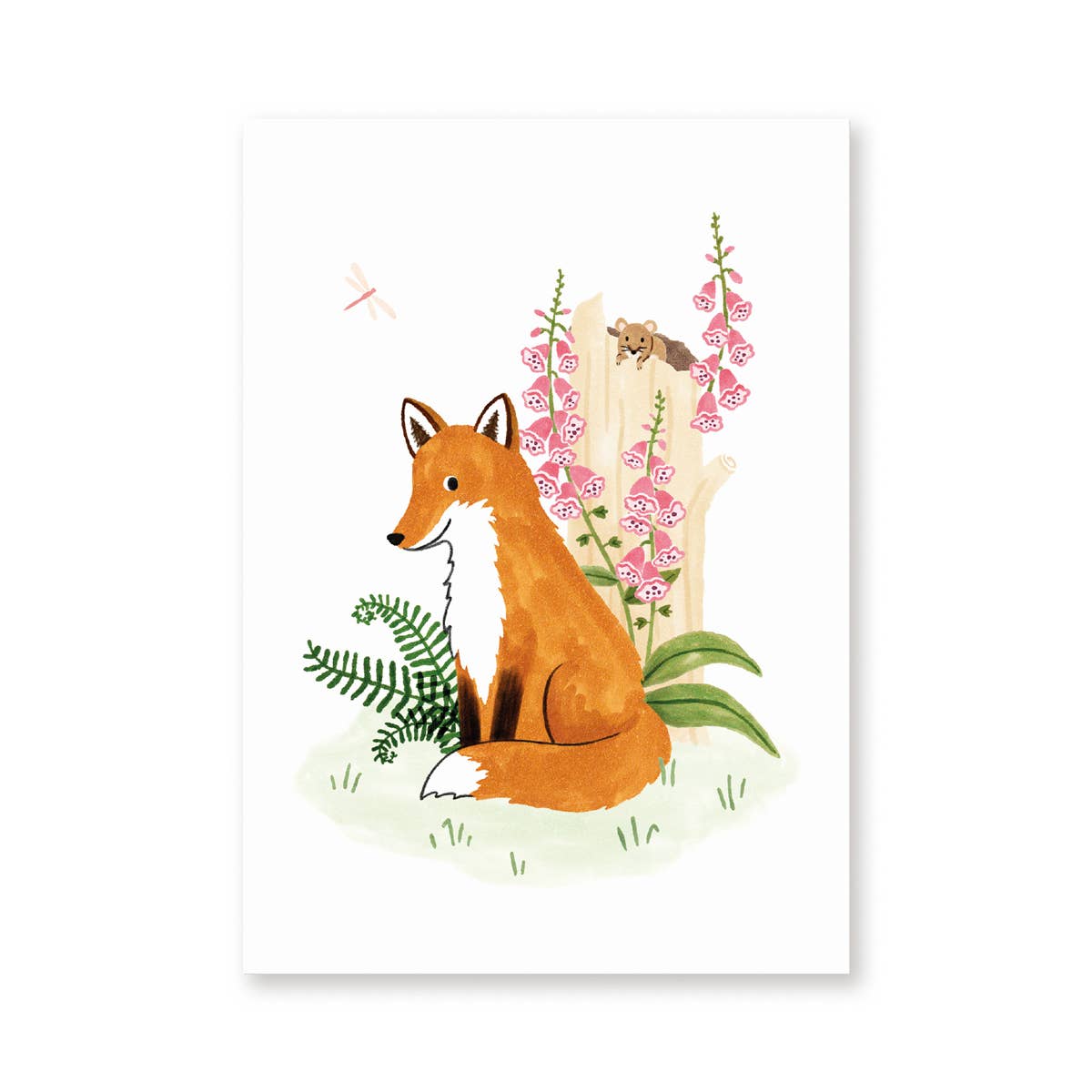 Postcard fox