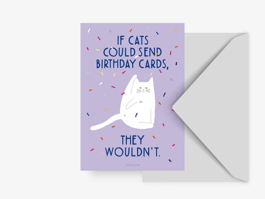 Postcard/Birthday Cat No. 1