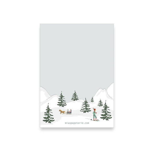 Winter landscape | Block DINA6
