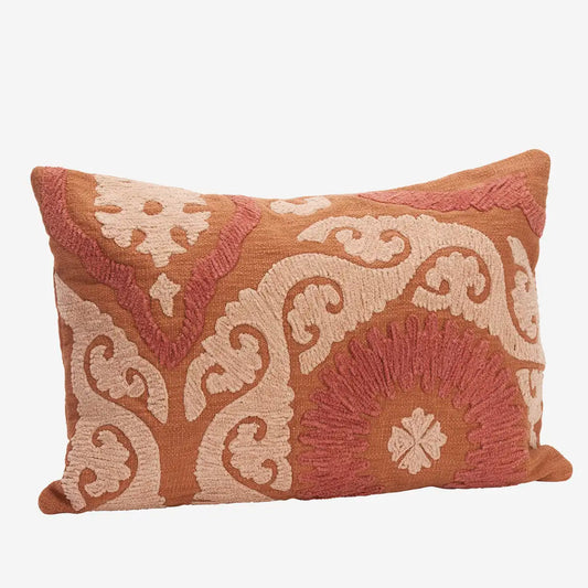 Suzani embroidered cushion cover