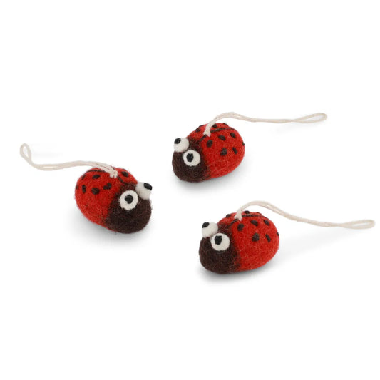 Ladybugs - Red - Set of 3