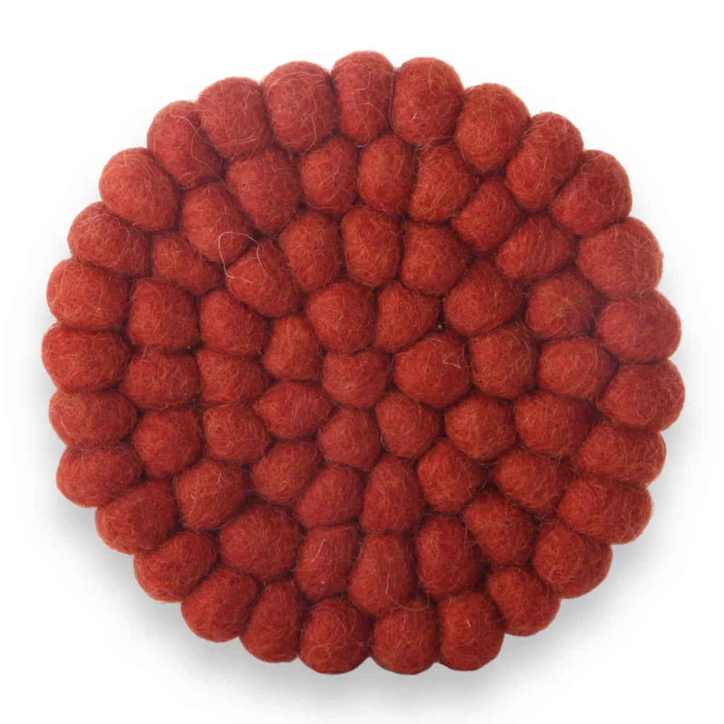 Small Coaster - Rusty Red - Set of 2