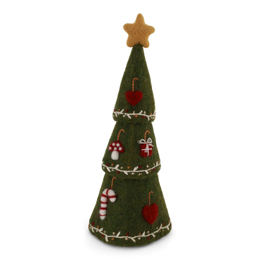 Christmas Tree w/Details - 3 in One - Green