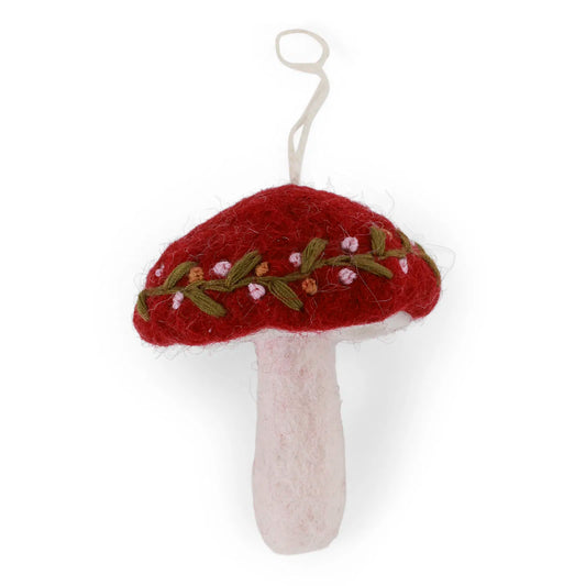 Mushroom w/Embroidery