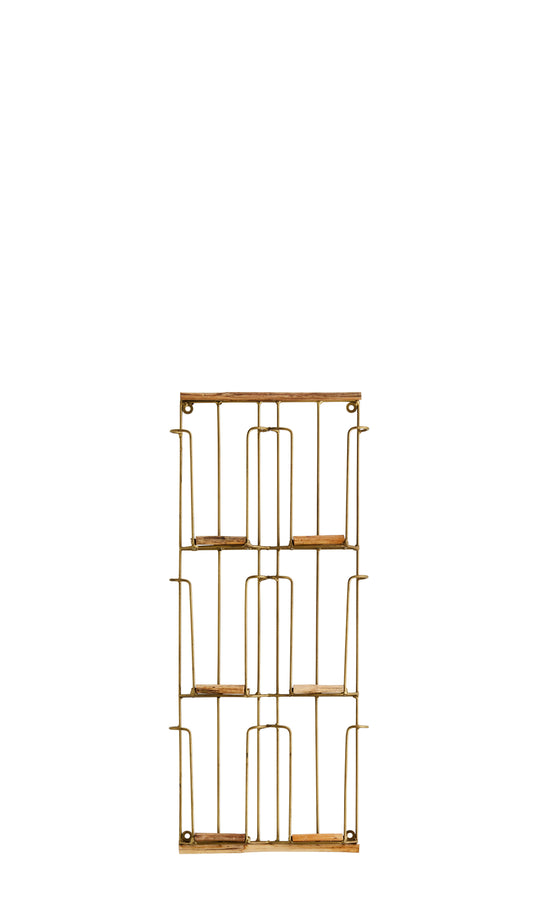 Iron card rack w/ cane
