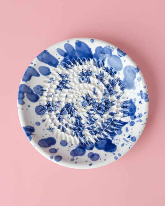 Small Garlic Grater Ceramic Dish/Persia