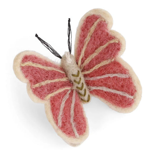 Butterfly - Dusty Red