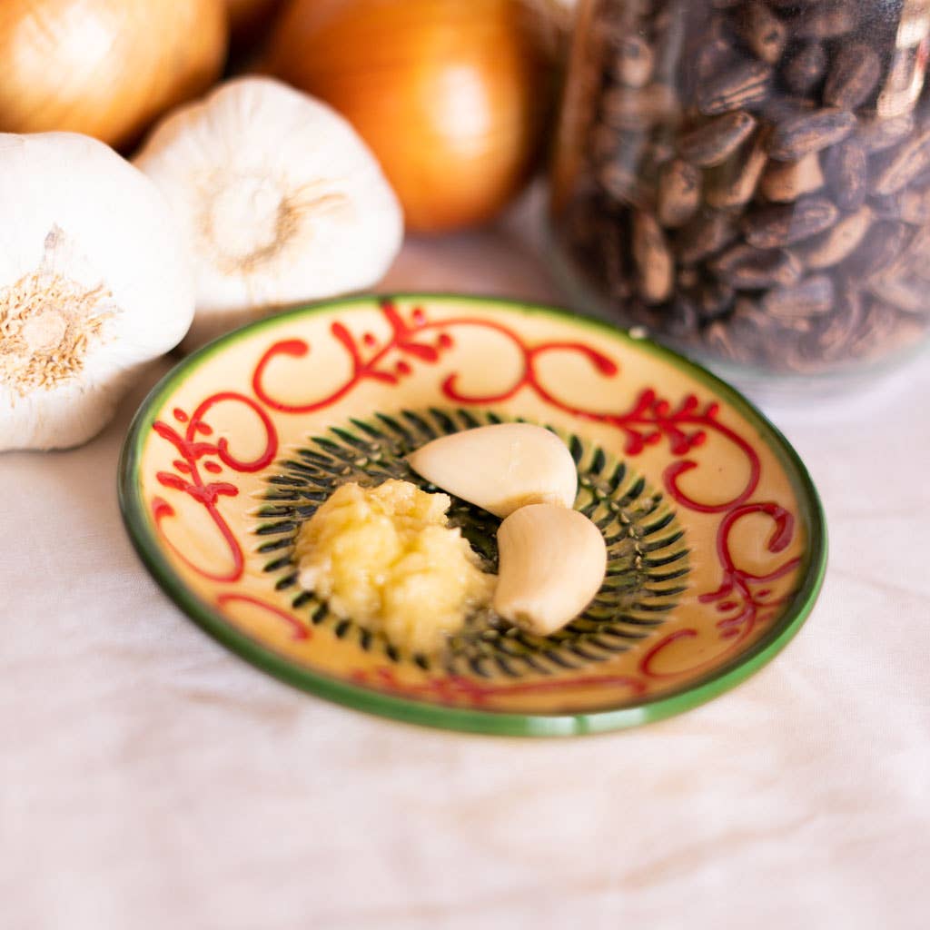 Small Handmade Ceramic Plate Grater/Alhambra