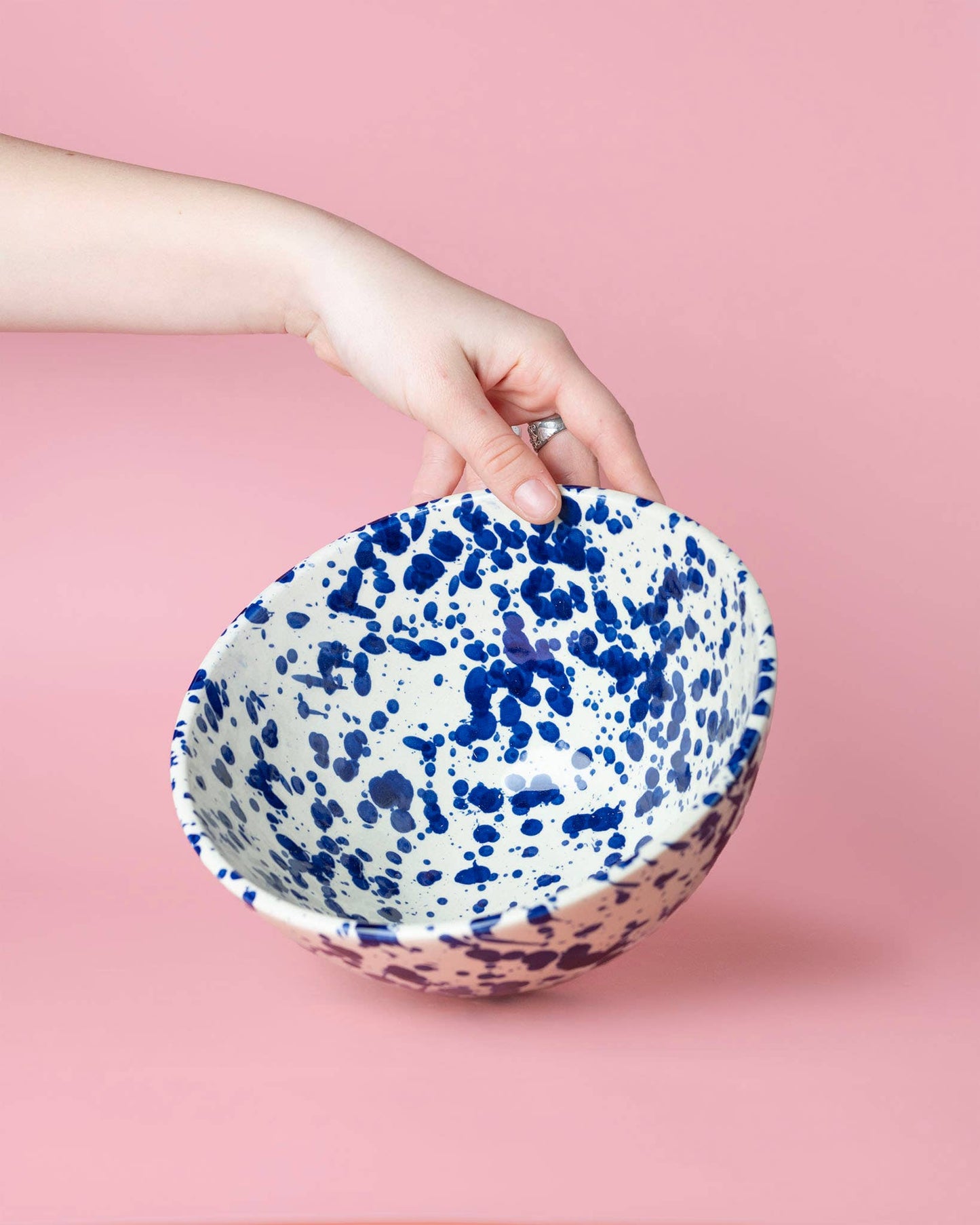 Ceramic salad bowl 1.5l - 21cm / PERSIA Dots
