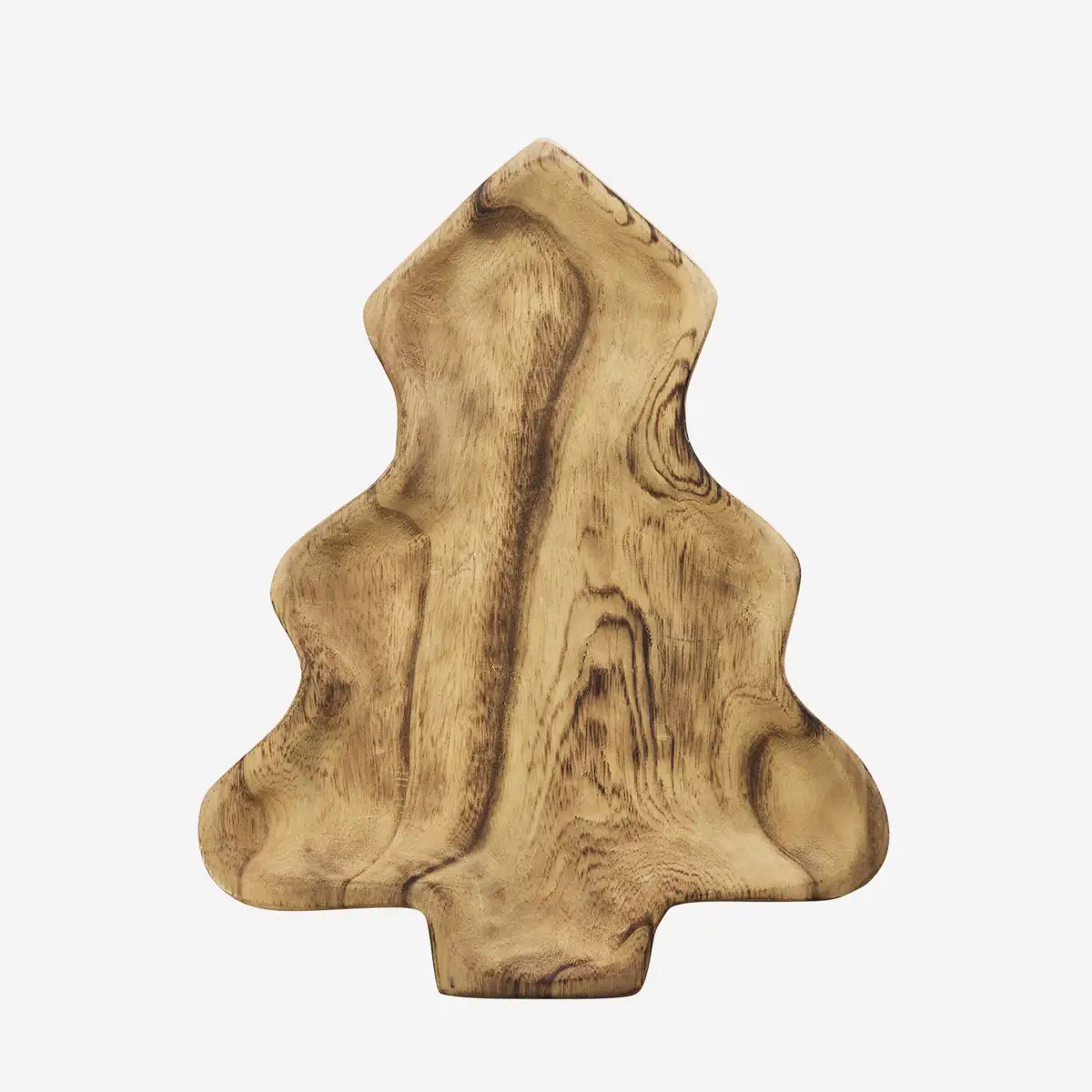 Wooden christmas tree tray