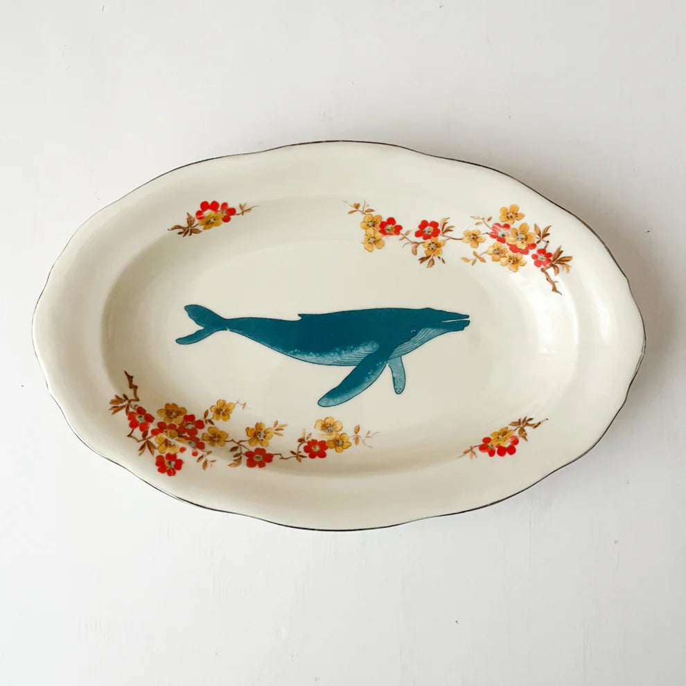 Handbewerkt vintage bordje