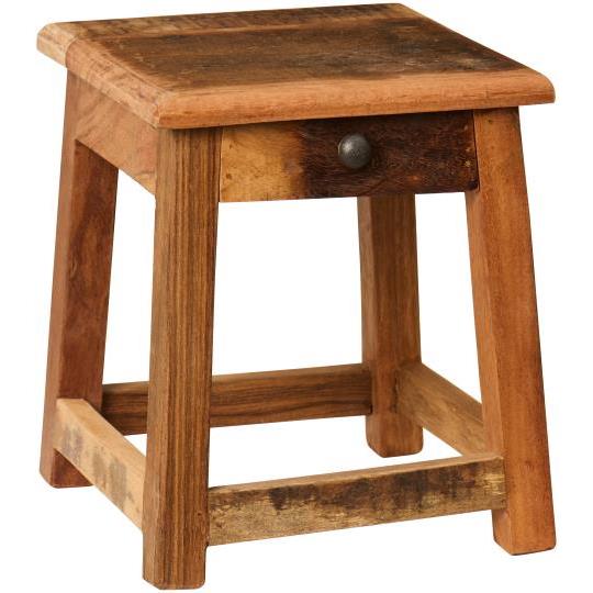 Stool mini w/small drawer