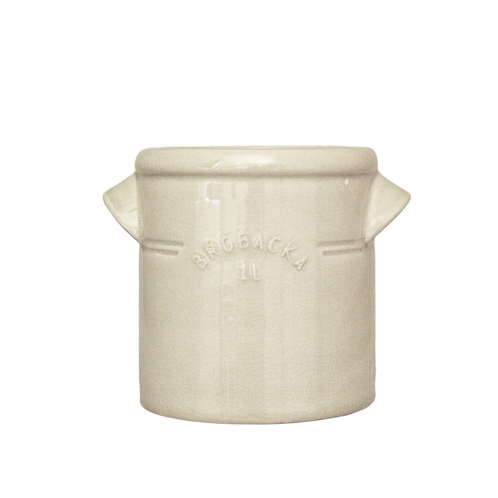 Pot Brobacka 1L Cream White Straight