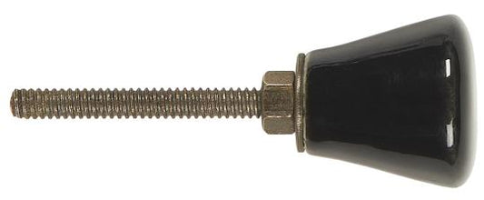 Knob ceramic black