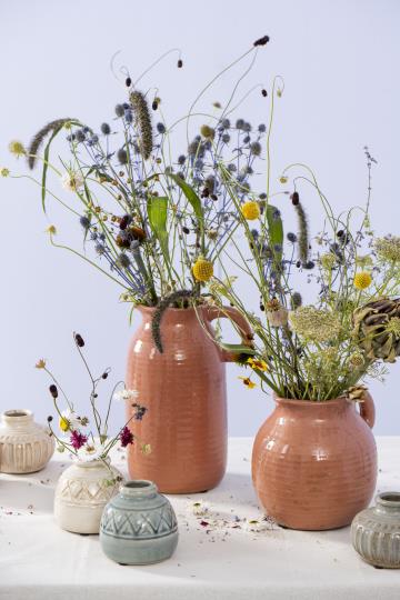 Vase w/handle Thyra